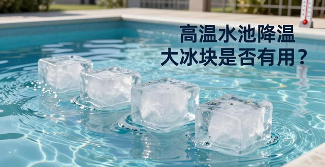 大冰块游泳池降温效果_南开高温水池降温大冰块_冰块降温实际应用分析